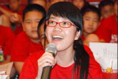 浙江乐清少年演讲家胡丽蓉