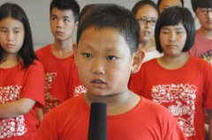内蒙古赤峰少年演讲家张凌誌